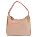 Prada Pink Canvas Handbag Pouch