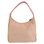 Prada Pink Canvas Handbag Pouch — view 2