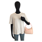 Prada Pink Canvas Handbag Pouch — view 6