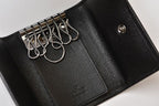 Gucci Key Case Key Holder 6 Black Silver Mark — view 5