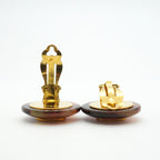 Chanel Earrings Vintage CC Logo Round — view 3