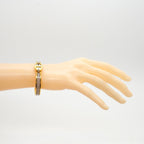 Hermes Bangle Chaine D'ancre Mini Click Gold Plated Gray Bracelet — view 6