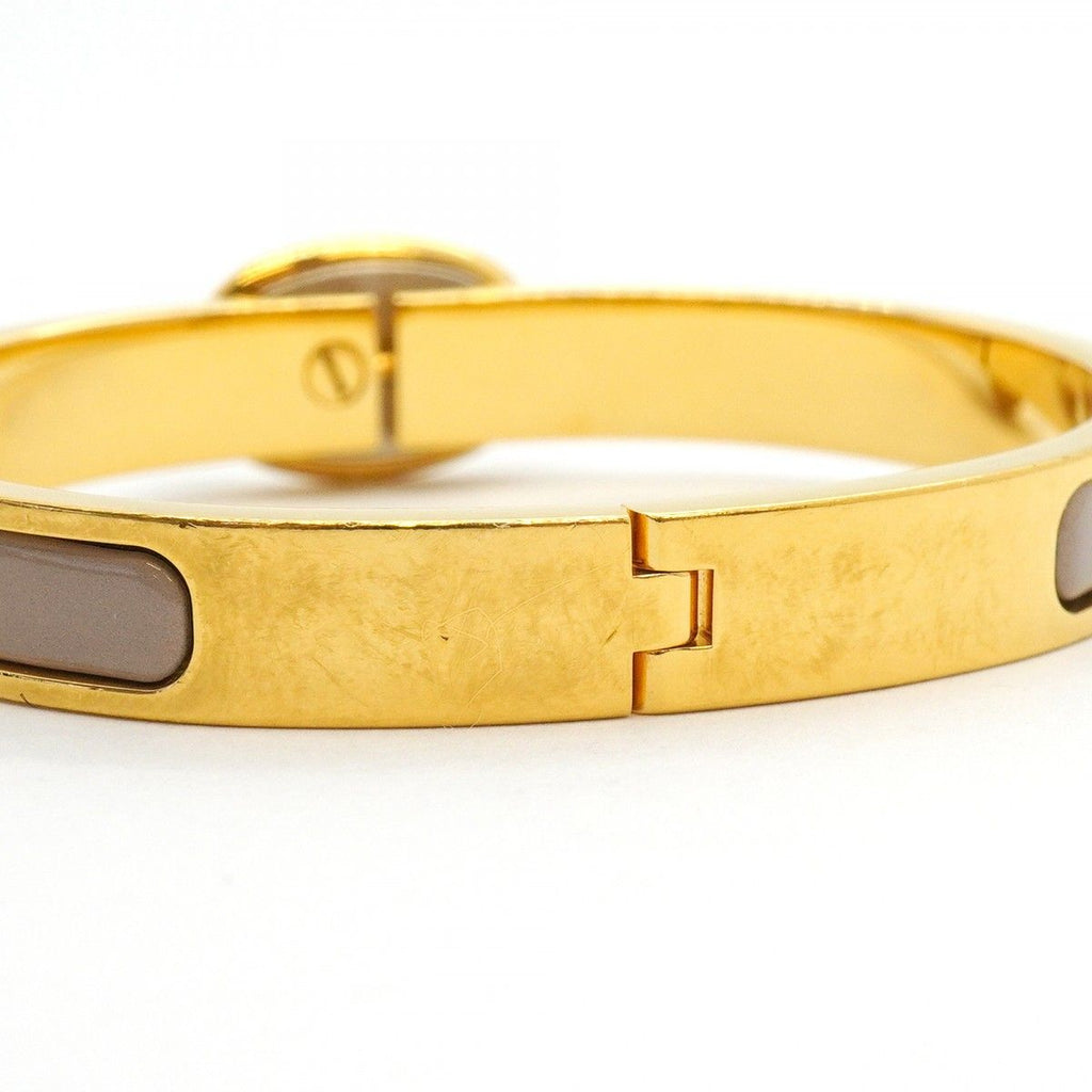Hermes Bangle Chaine D'ancre Mini Click Gold Plated Gray Bracelet — view 8