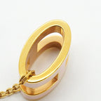 Hermes Necklace Pop Gold Plated Pink — view 9