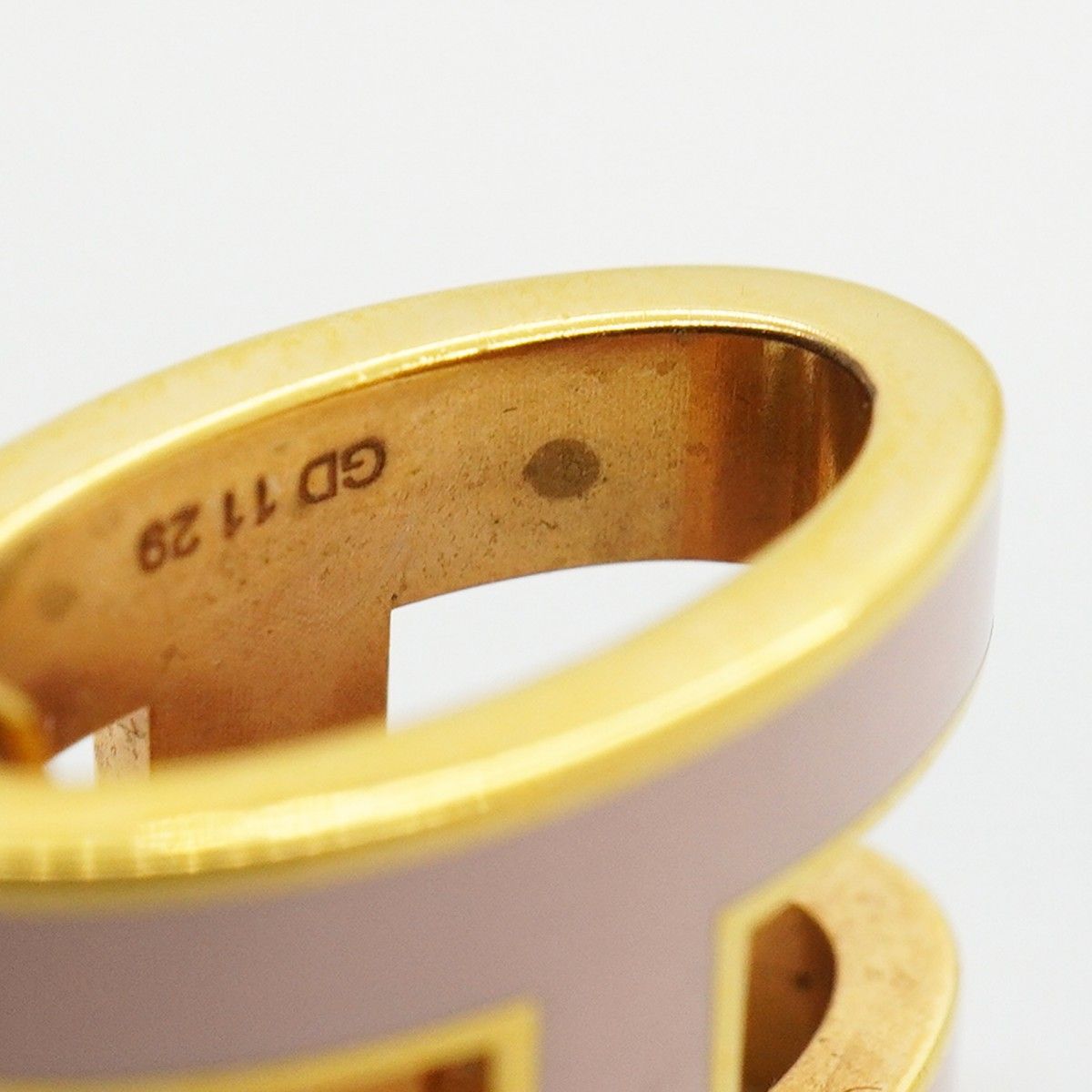 Hermes Necklace Pop Gold Plated Pink — view 8