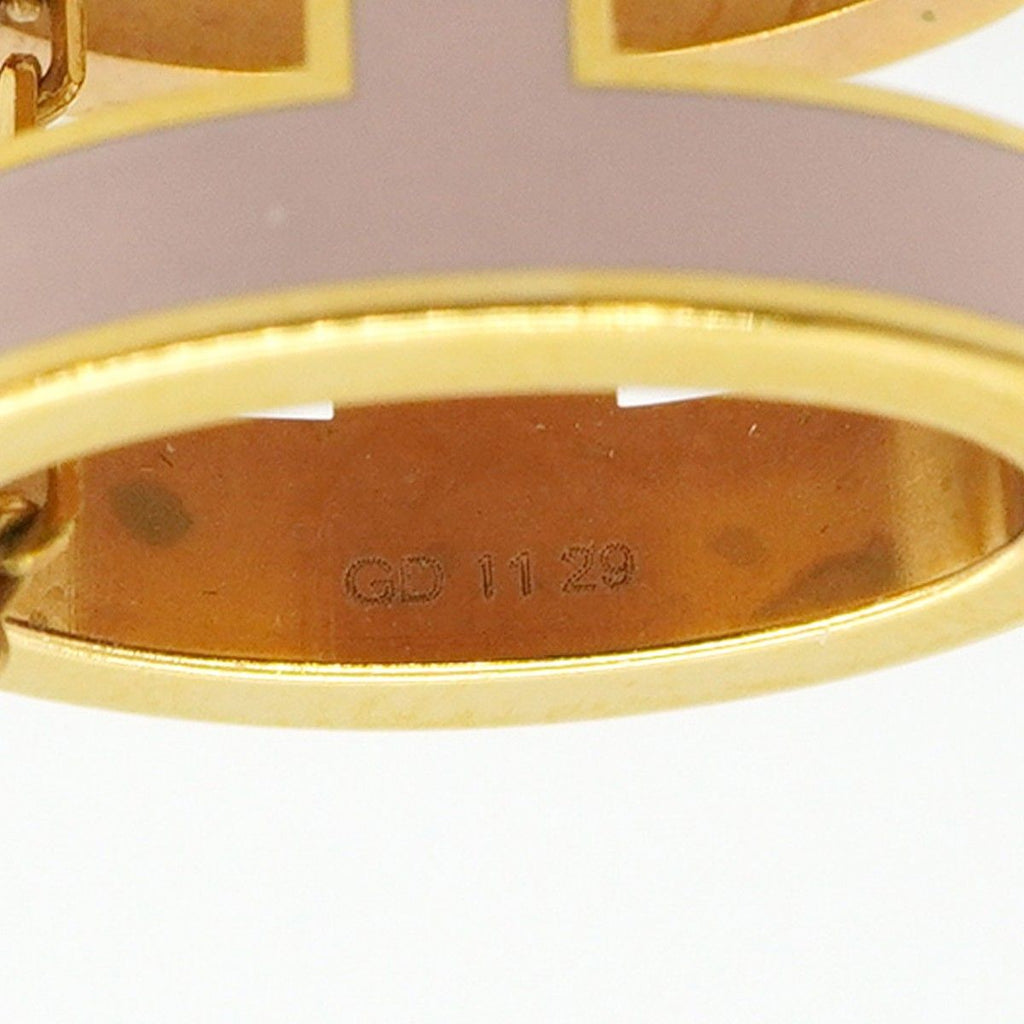 Hermes Necklace Pop Gold Plated Pink — view 6