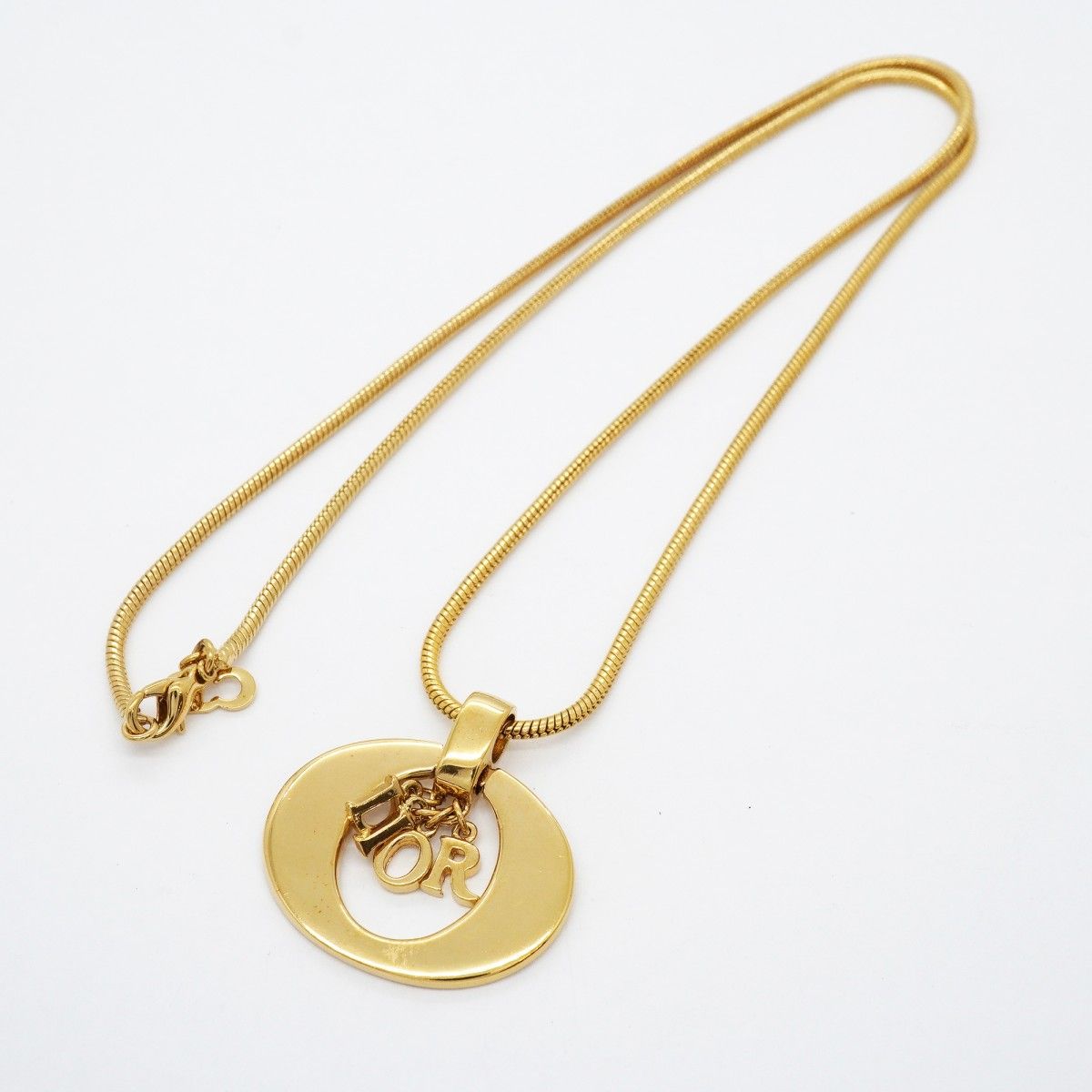 Dior Necklace Logo Gold Plated — view 3