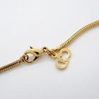 Dior Necklace Logo Gold Plated — view 4