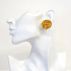 Chanel Earrings Vintage CC Logo Round — view 5