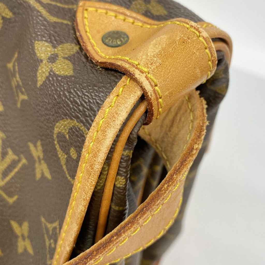 Louis Vuitton Shoulder Bag Monogram Saumur 43 Brown — view 7