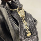 Chanel Handbag Caviar Leather Black Gold — view 9