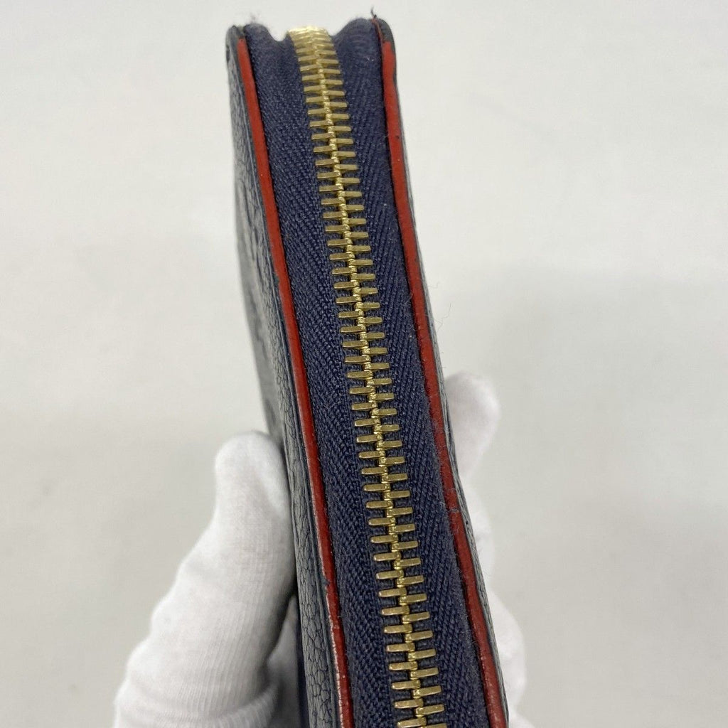 Louis Vuitton Wallet Monogram Empreinte Zippy Marine — view 8