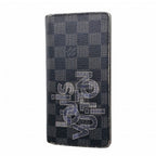 Louis Vuitton Wallet Damier Graphite Portefeuille Brazza Grimens