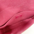 Louis Vuitton Shoulder Wallet Monogram Pochette Felicity Brown Fuchsia — view 3