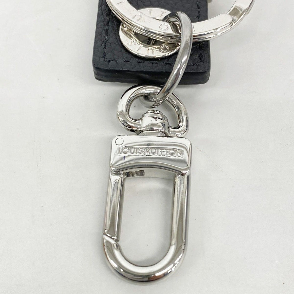 Louis Vuitton Key Holder Charm Taiga LV Oblique Ardoise — view 3