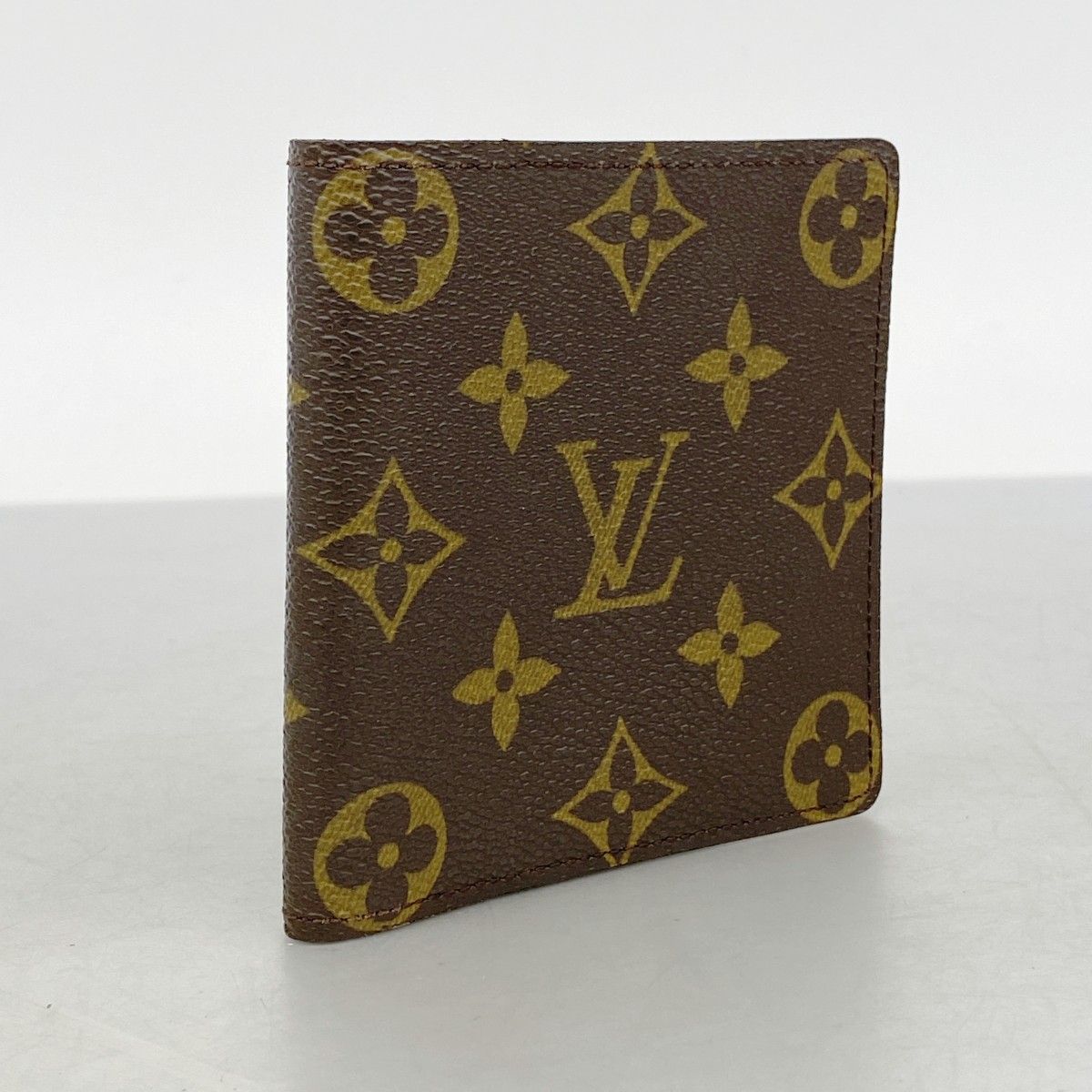 Louis Vuitton Billfold Monogram Portobier 6 Cult Cles Brown Wallet — view 2