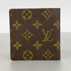 Louis Vuitton Billfold Monogram Portobier 6 Cult Cles Brown Wallet — view 7
