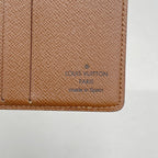 Louis Vuitton Billfold Monogram Portobier 6 Cult Cles Brown Wallet — view 4