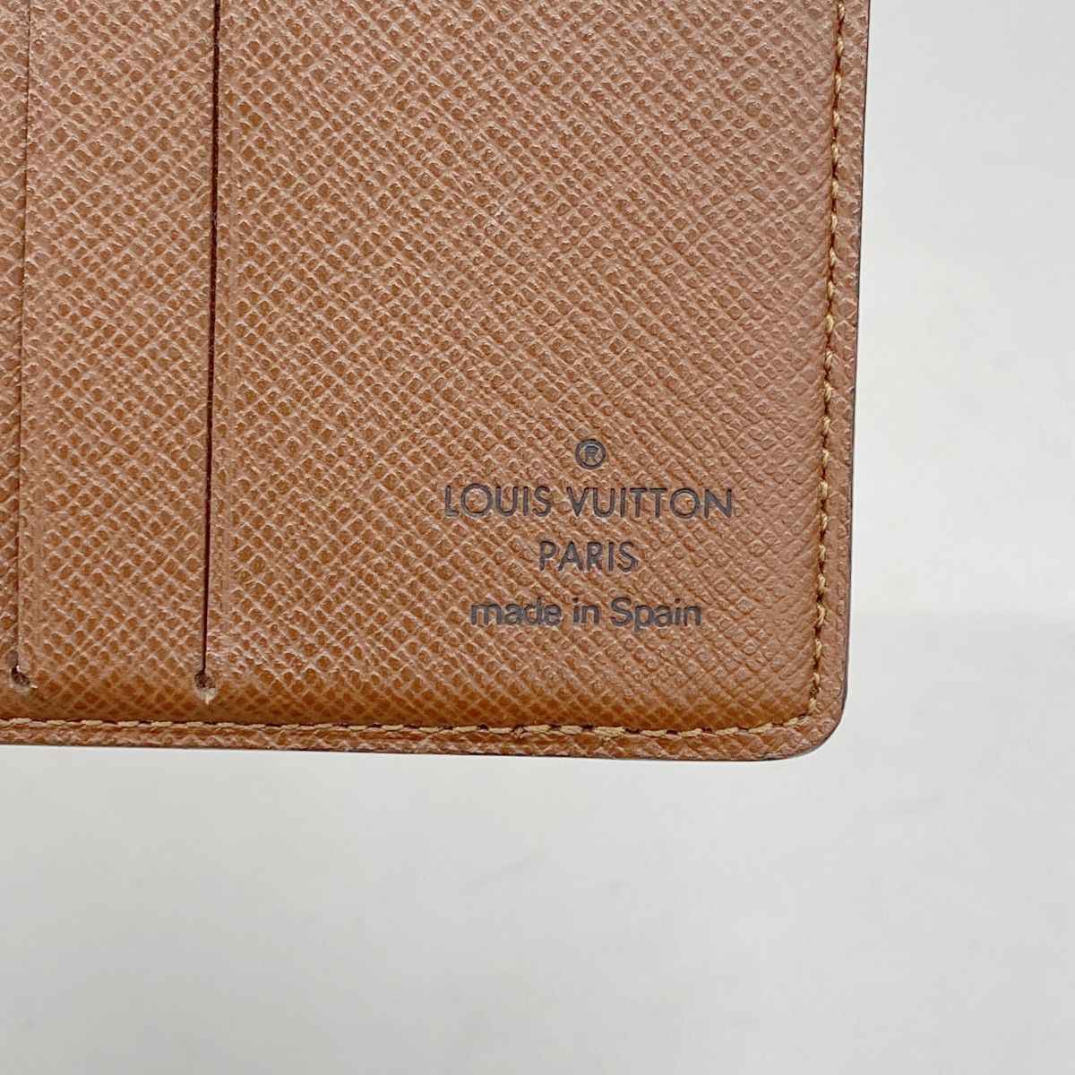 Louis Vuitton Billfold Monogram Portobier 6 Cult Cles Brown Wallet — view 4