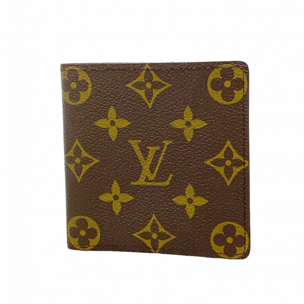 Louis Vuitton Billfold Monogram Portobier 6 Cult Cles Brown Wallet