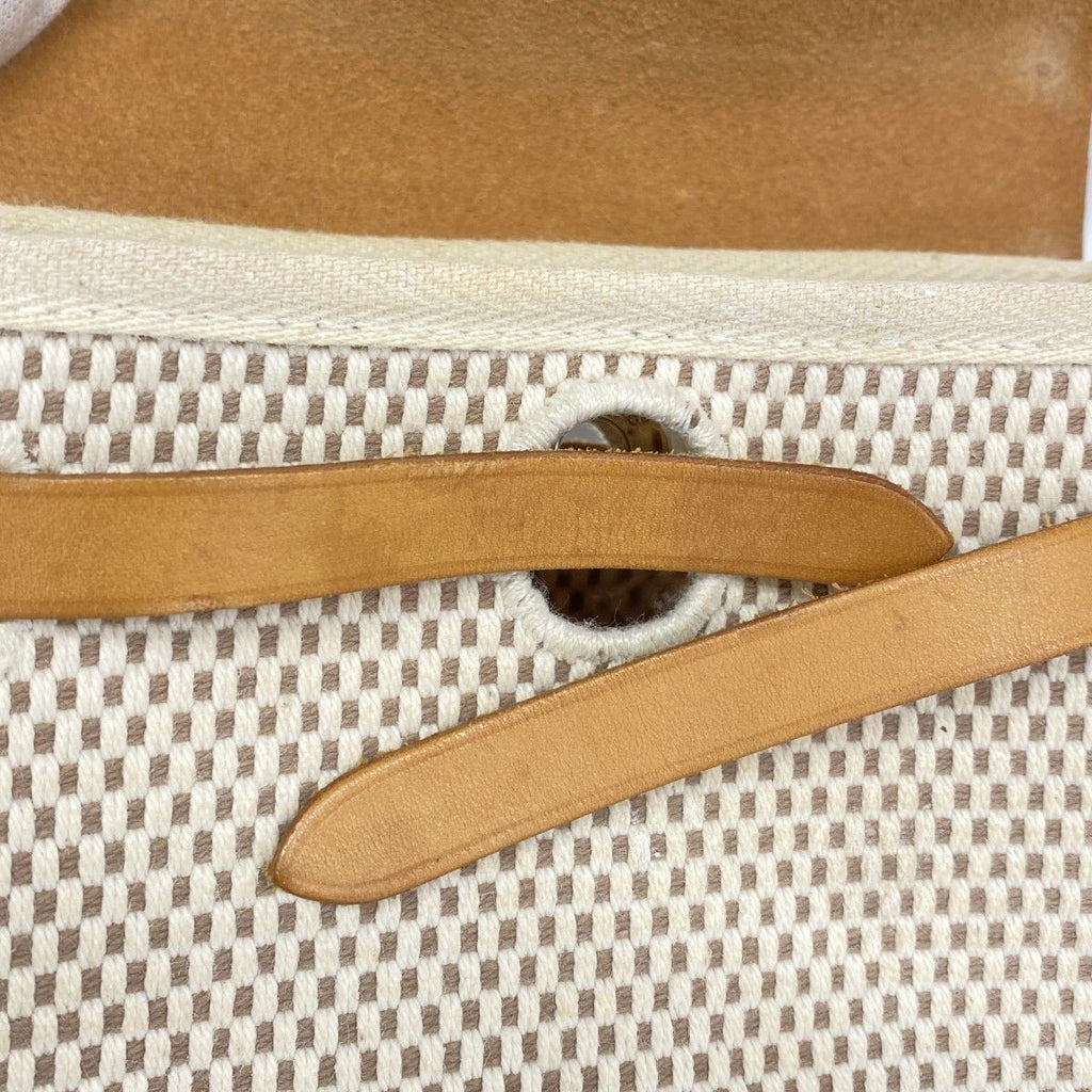 Hermes Shoulder Bag Herbag TPM Toile GM Natural Silver — view 8