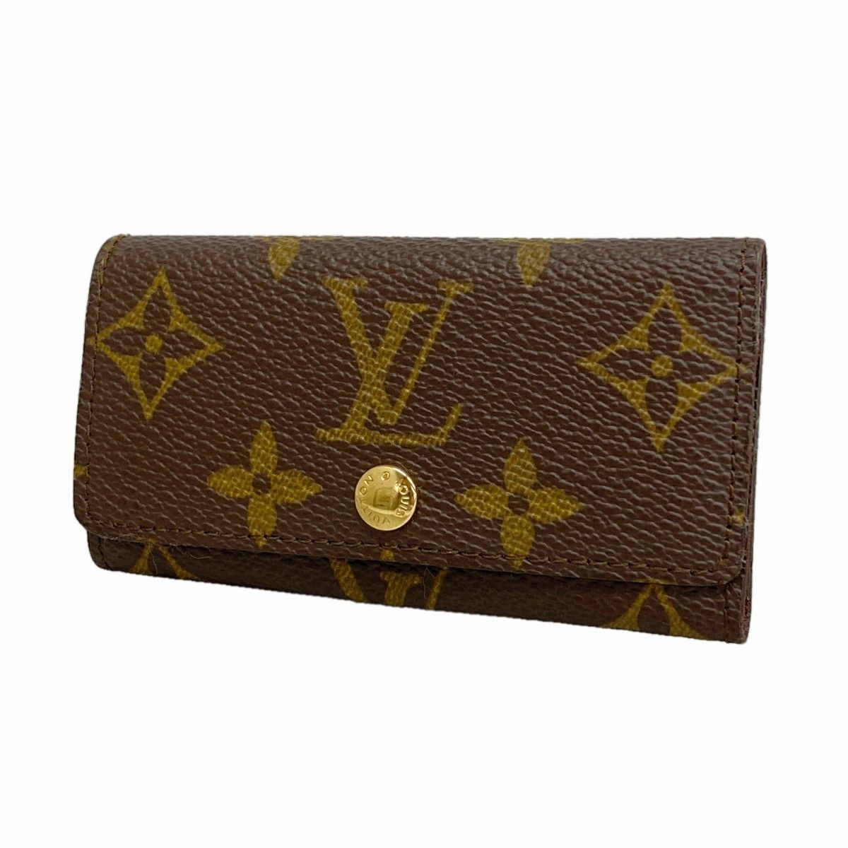 Louis Vuitton Key Case Monogram Multicles 4 Brown Key Holder