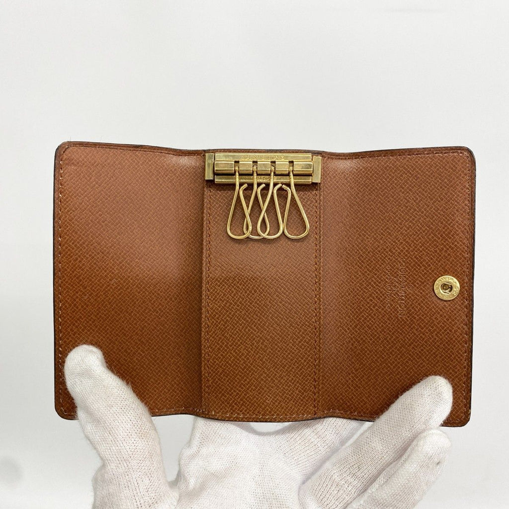 Louis Vuitton Key Case Monogram Multicles 4 Brown Key Holder — view 3