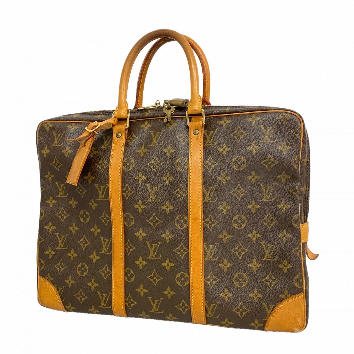 Louis Vuitton Business Bag Monogram Porte Documents Voyage Brown