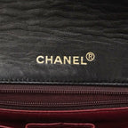 Chanel Shoulder Bag Quilted Lambskin Black Gold — view 5
