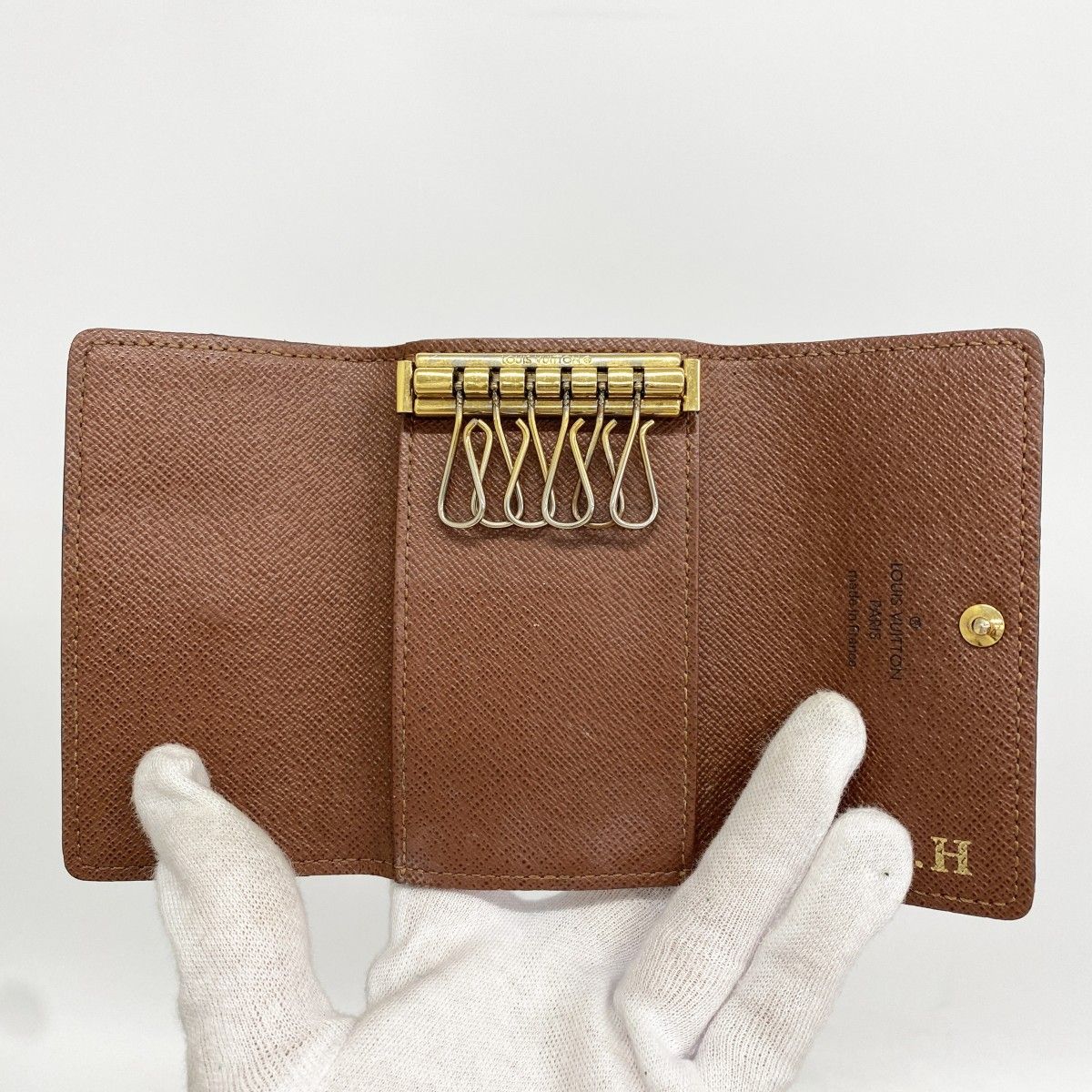 Louis Vuitton Key Case Monogram Multicles 6 Brown Key Holder — view 3