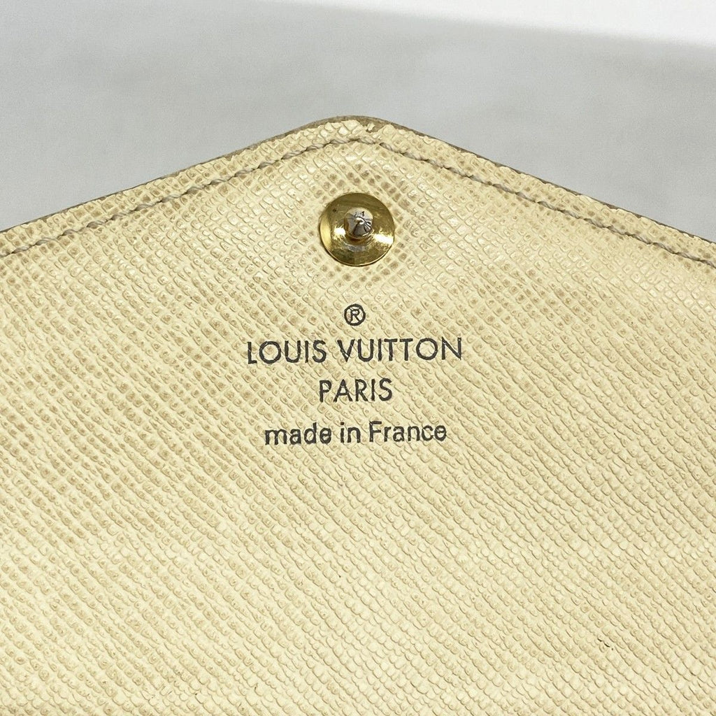 Louis Vuitton Wallet Damier Azur Portefeuille Sarah White — view 4