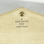 Louis Vuitton Wallet Damier Azur Portefeuille Sarah White — view 4