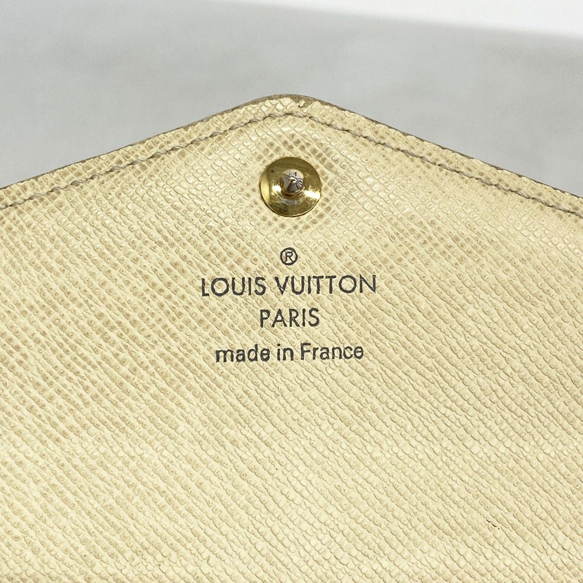 Louis Vuitton Wallet Damier Azur Portefeuille Sarah White — view 4