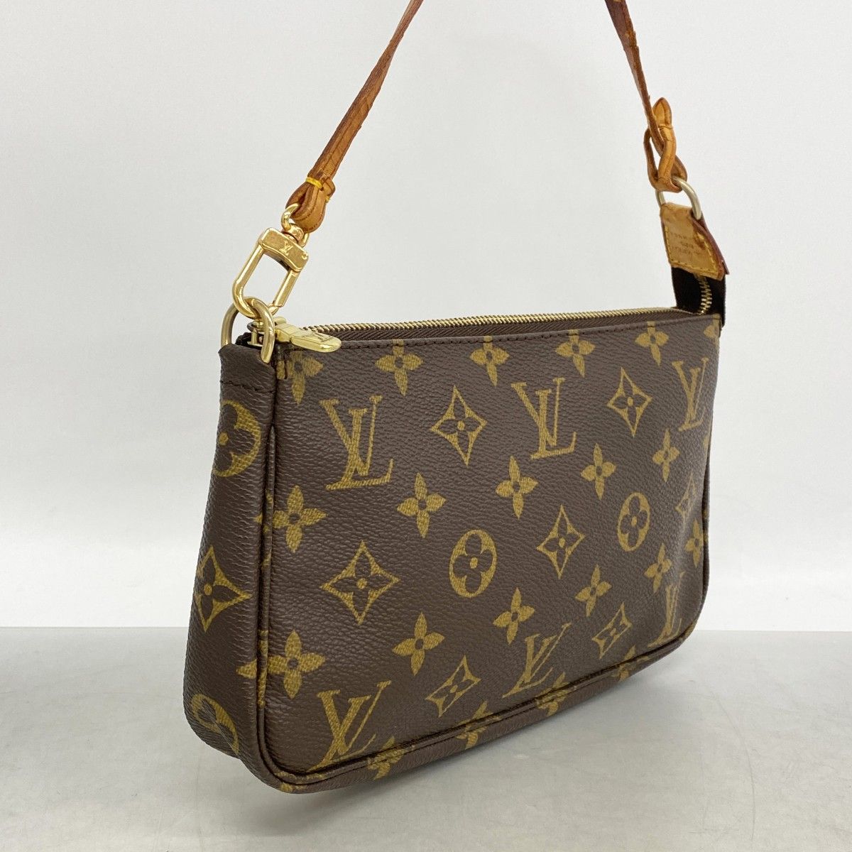 Louis Vuitton Pouch Monogram Pochette Brown — view 2