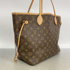 Louis Vuitton Tote Monogram Neverfull MM Brown Rose Beige — view 2
