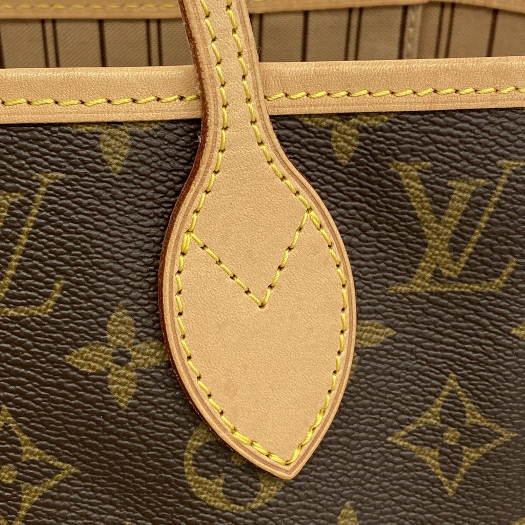 Louis Vuitton Tote Monogram Neverfull MM Brown Rose Beige — view 8