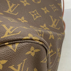 Louis Vuitton Tote Monogram Neverfull MM Brown Rose Beige — view 7
