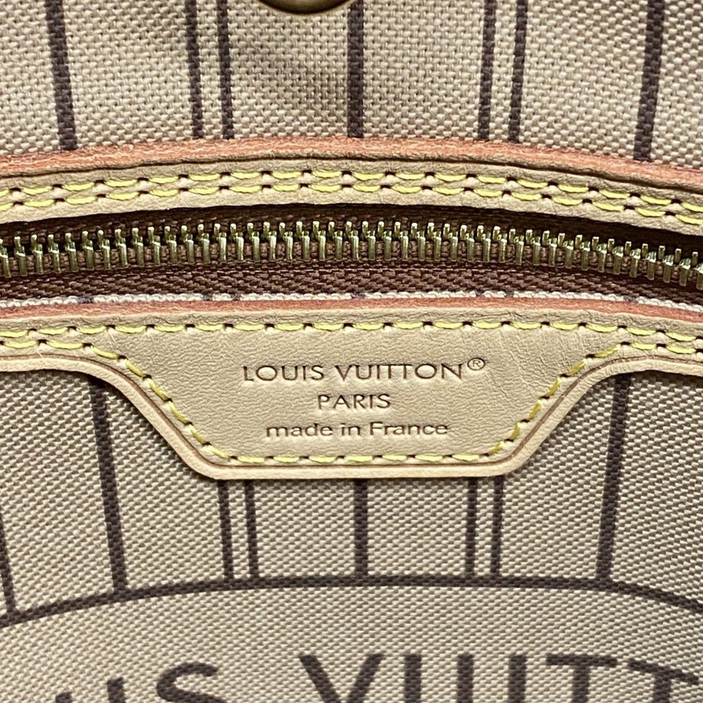 Louis Vuitton Tote Monogram Neverfull MM Brown Rose Beige — view 5