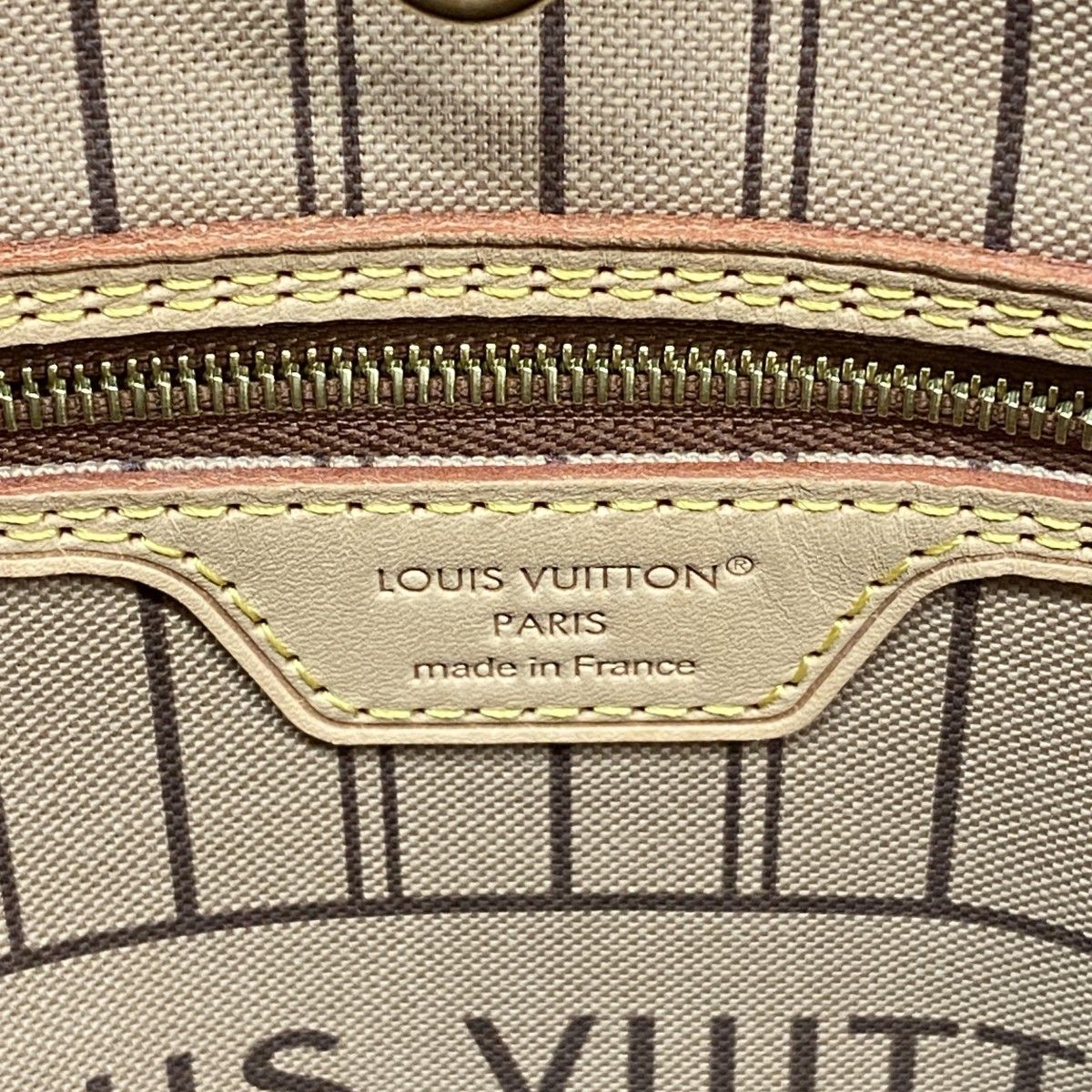Louis Vuitton Tote Monogram Neverfull MM Brown Rose Beige — view 5