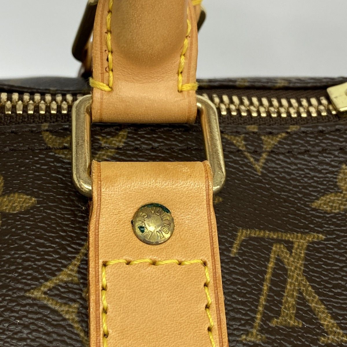 Louis Vuitton Boston Bag Monogram Keepall Bandouliere 50 Brown — view 9