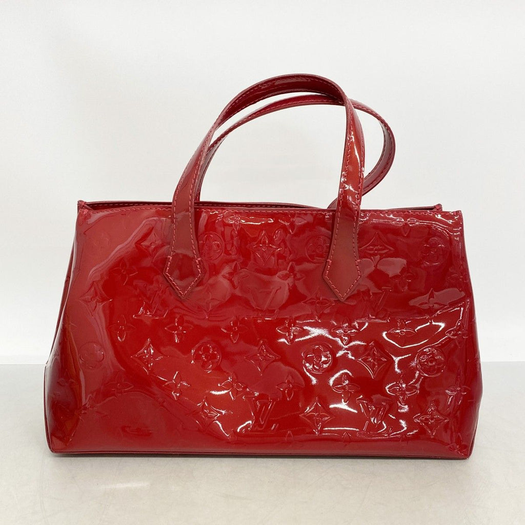 Louis Vuitton Handbag Vernis Wilshire PM Pomme D'amour — view 9