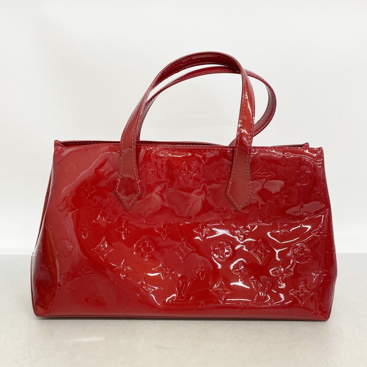 Louis Vuitton Handbag Vernis Wilshire PM Pomme D'amour — view 9