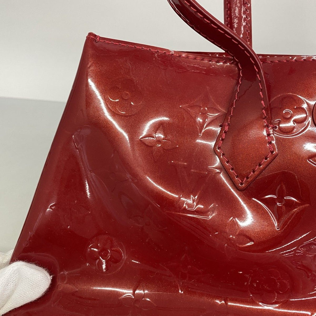 Louis Vuitton Handbag Vernis Wilshire PM Pomme D'amour — view 8