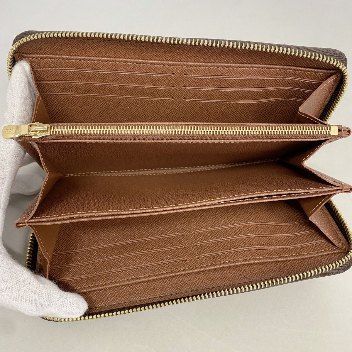 Louis Vuitton Wallet Monogram Zippy Brown — view 3