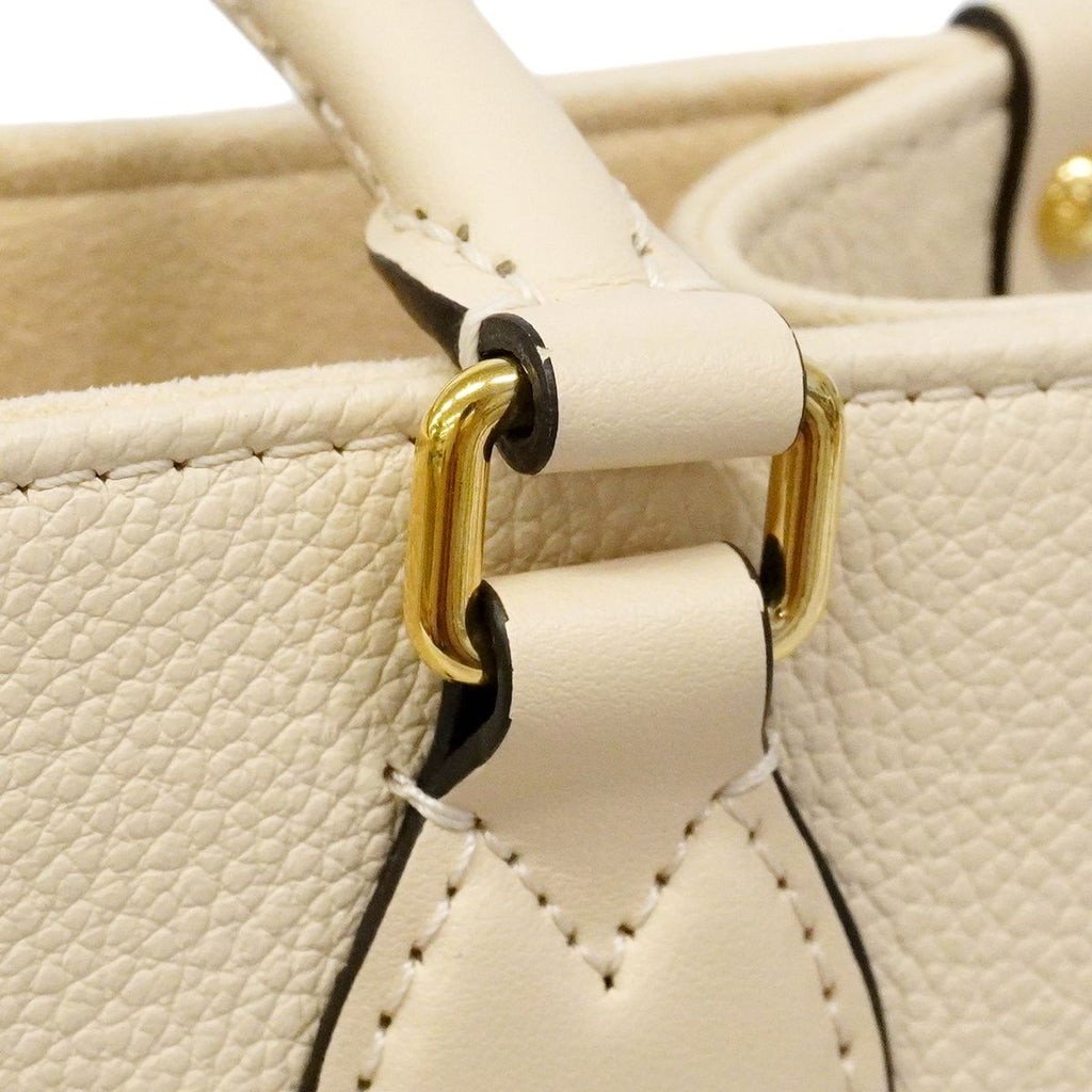 Louis Vuitton Handbag Monogram Empreinte On The Go PM Cream 2-Way — view 8