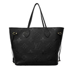 Louis Vuitton Tote Monogram Empreinte Neverfull MM Noir — view 9