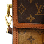 Louis Vuitton Shoulder Bag Monogram Reverse Dauphine Mini Brown — view 7