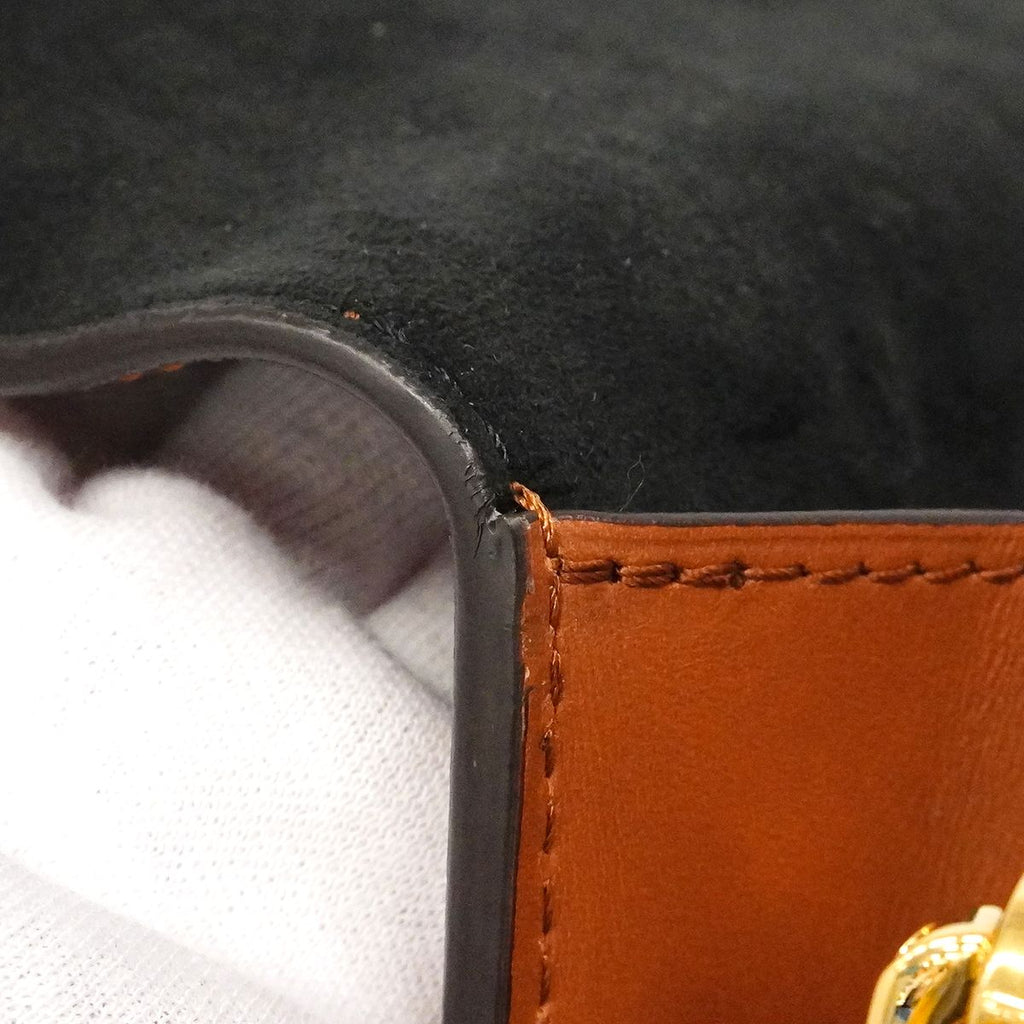 Louis Vuitton Shoulder Bag Monogram Reverse Dauphine Mini Brown — view 9