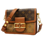 Louis Vuitton Shoulder Bag Monogram Reverse Dauphine Mini Brown