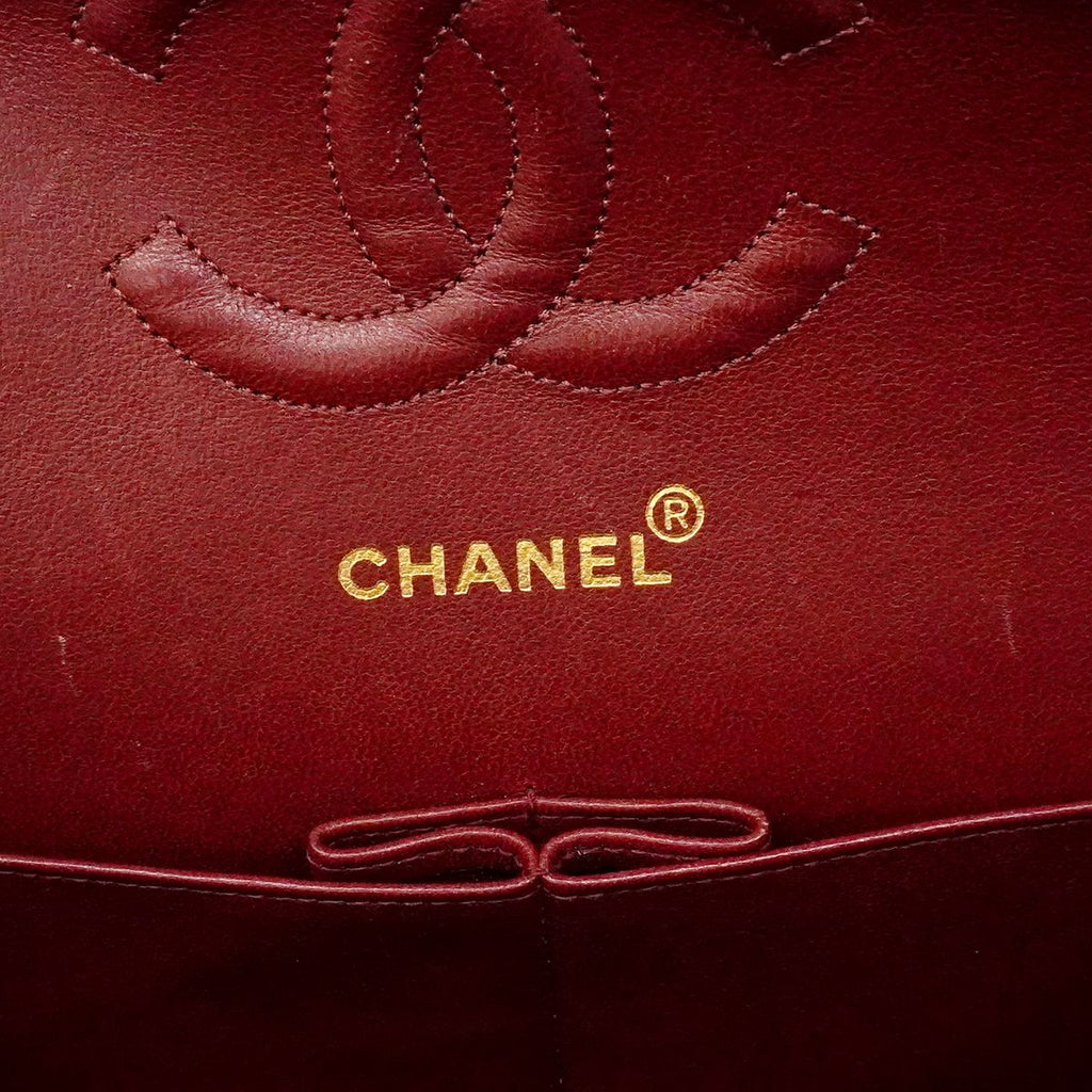 Chanel Shoulder Bag Quilted Lambskin Black Gold — view 5